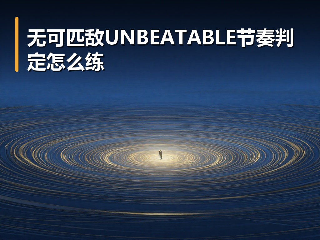 无可匹敌UNBEATABLE节奏判定怎么练