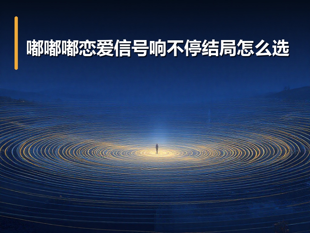 嘟嘟嘟恋爱信号响不停结局怎么选