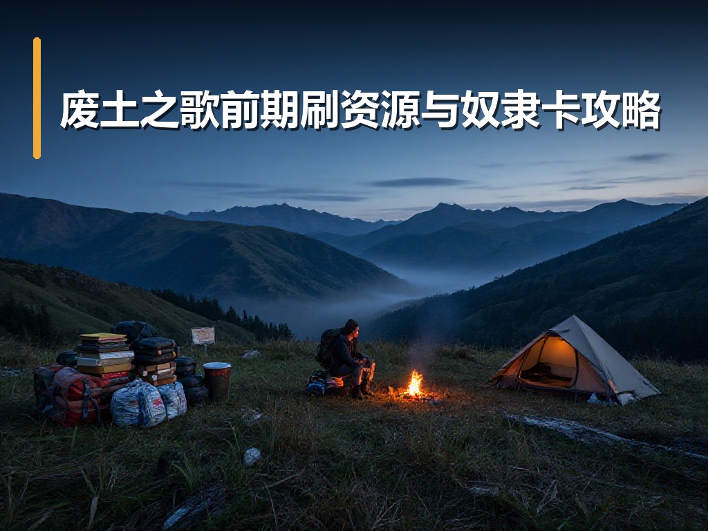 废土之歌前期刷资源与奴隶卡攻略