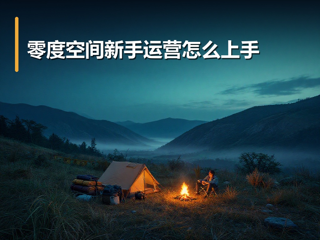 零度空间新手运营怎么上手